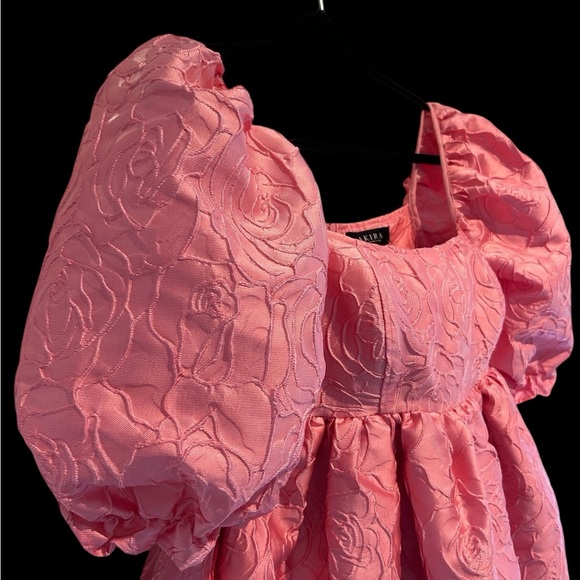 Mini Dress - Akira - size medium.  Pink on pink texture - Picture 2 of 3